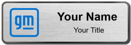 Custom name badges for GM Canada