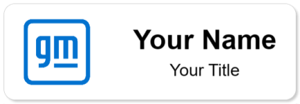 Custom name badges for GM Canada