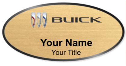 Custom name badges for Buick USA
