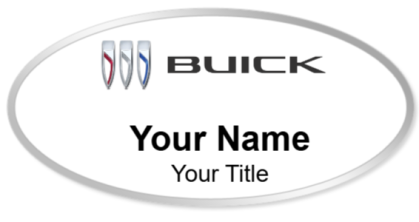 Custom name badges for Buick USA