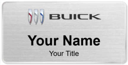 Custom name badges for Buick Canada