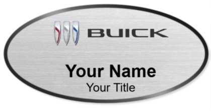 Custom name badges for Buick Canada