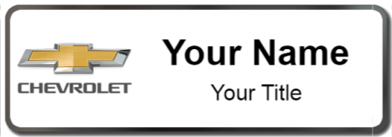 Custom name badges for Chevrolet USA