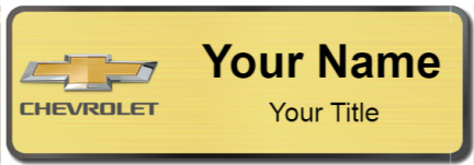 Custom name badges for Chevrolet Canada