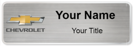 Custom name badges for Chevrolet Canada