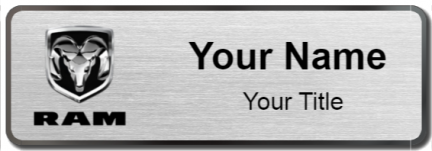 Custom name badges for Ram Trucks Canada