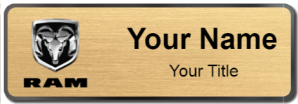 Custom name badges for Ram Trucks Canada