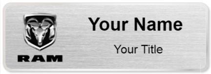 Custom name badges for Ram Trucks Canada