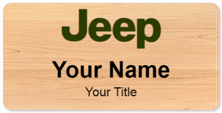 Custom name badges for Jeep USA