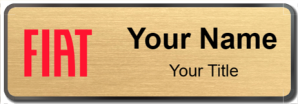 Custom name badges for Fiat Canada
