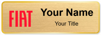 Custom name badges for Fiat Canada