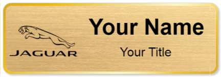 Custom name badges for Jaguar USA