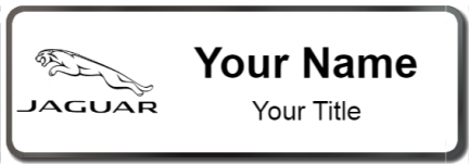 Custom name badges for Jaguar USA