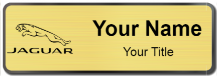Custom name badges for Jaguar Canada