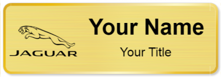 Custom name badges for Jaguar Canada