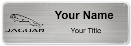 Custom name badges for Jaguar Canada