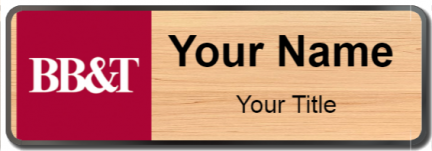 Custom name badges for BB&T