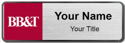 Custom name badges for BB&T