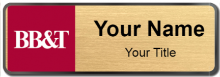 Custom name badges for BB&T