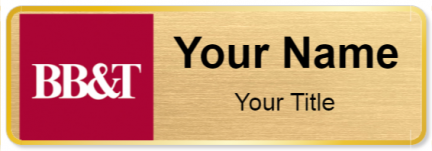 Custom name badges for BB&T