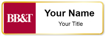 Custom name badges for BB&T