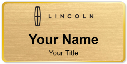 Custom name badges for Lincoln USA