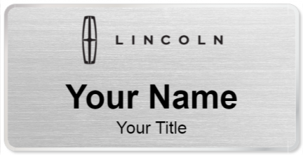 Custom name badges for Lincoln USA