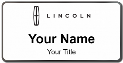 Custom name badges for Lincoln Canada