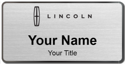 Custom name badges for Lincoln Canada