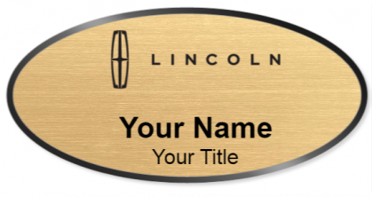 Custom name badges for Lincoln Canada