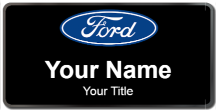 Custom name badges for Ford USA