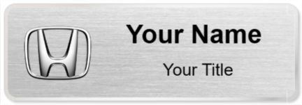 Custom name badges for Honda USA