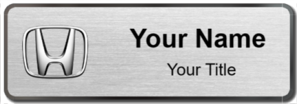 Custom name badges for Honda Canada
