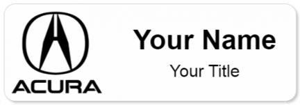 Custom name badges for Acura USA