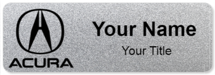 Custom name badges for Acura Canada