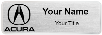 Custom name badges for Acura Canada
