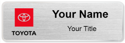 Custom name badges for Toyota Canada