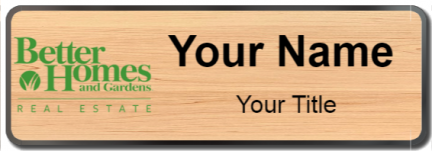 Custom name badges for Better Homes and Gardens