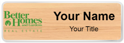 Custom name badges for Better Homes and Gardens
