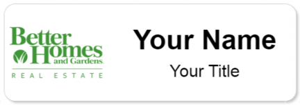 Custom name badges for Better Homes and Gardens