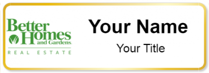 Custom name badges for Better Homes and Gardens