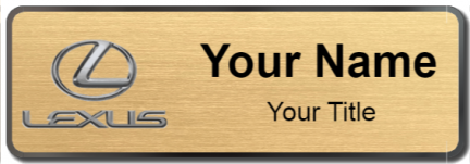 Custom name badges for Lexus Canada