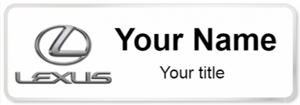 Custom name badges for Lexus Canada
