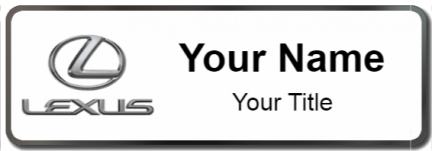 Custom name badges for Lexus Canada