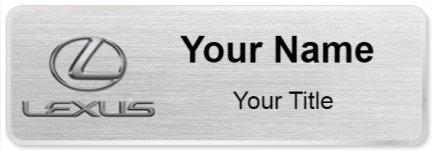 Custom name badges for Lexus Canada