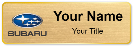 Custom name badges for Subaru USA