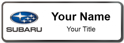 Custom name badges for Subaru USA