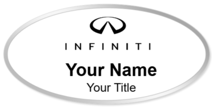 Custom name badges for Infiniti