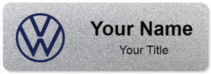 Custom name badges for Volkswagen USA