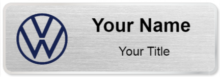 Custom name badges for Volkswagen Canada